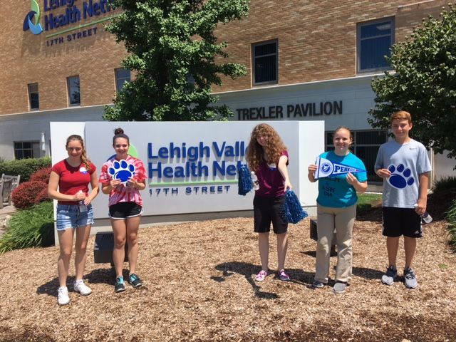 Campers out of Lehigh Valley Health Network building