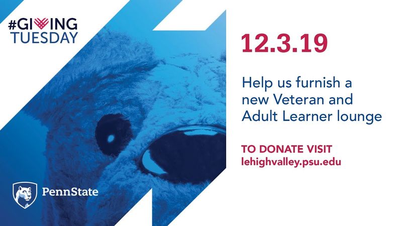 #GivingTuesday 12.3.19 | Veteran and Adult Learner lounge