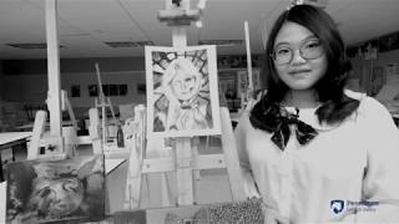 Student wins community art award