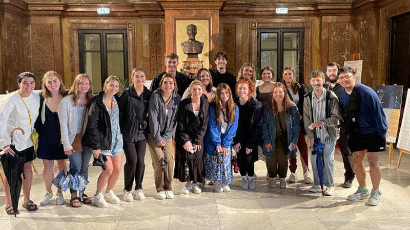 19 PSU-LV CRIMJ students visiting Italy during summer 2023