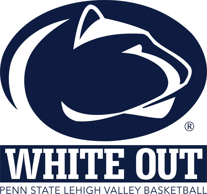 white out game graphic featuring athletic Penn State logo