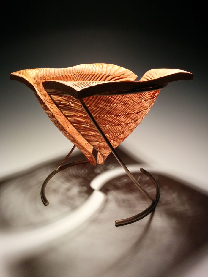 image of a split vessel created by Michael Brolly