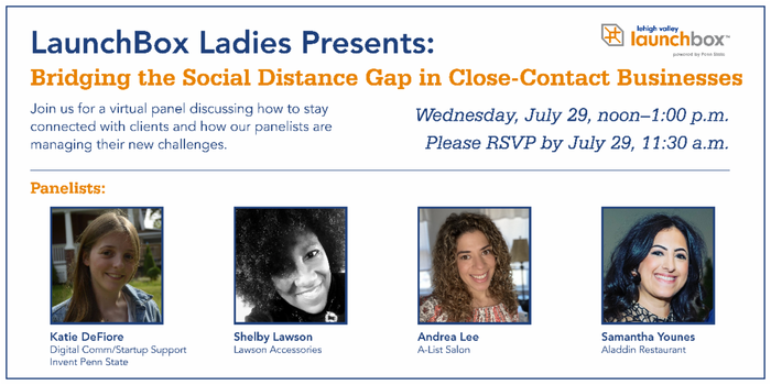 flyer promoting event for Bridging social distance gap