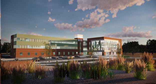 rendering of campus expansion