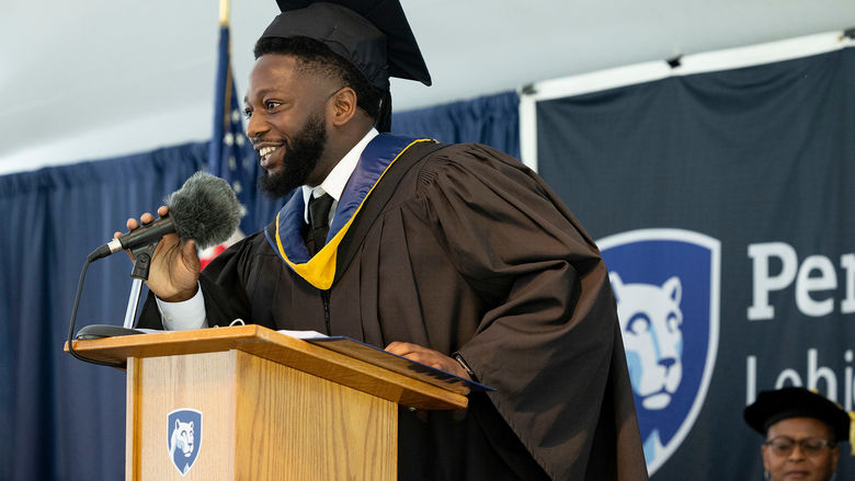 PSU-LV Commencement 2023 Keynote Speaker Abu Fofanah