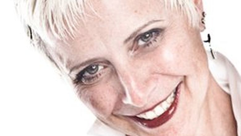 woman smiling