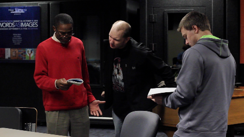 Actors do a reading of their play