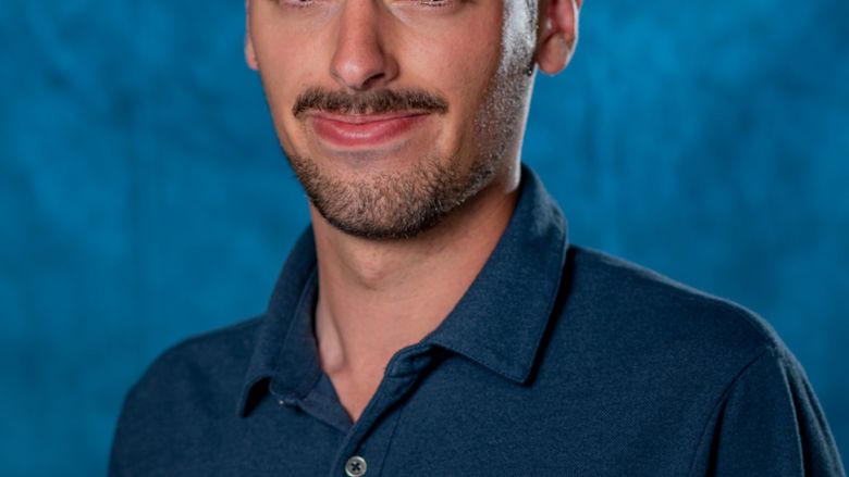 head shot of young man
