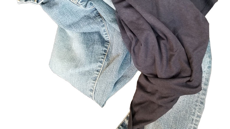 flyer of clothing on the ground