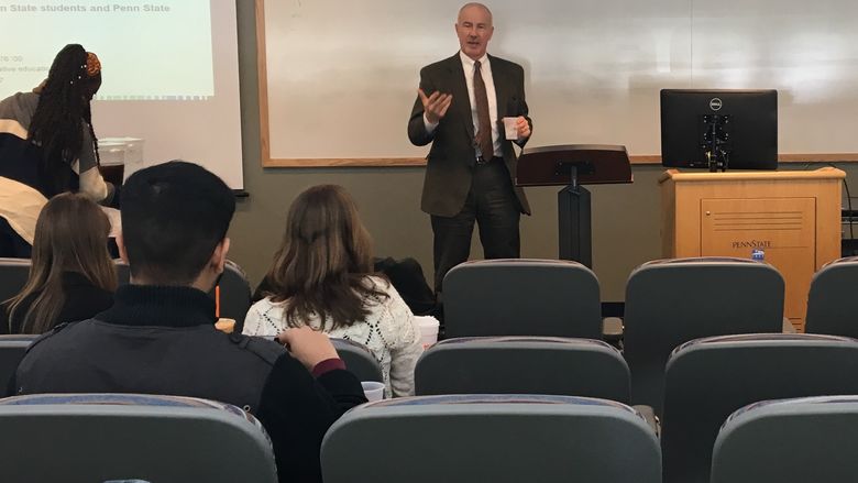 Alan Janesch lecturing