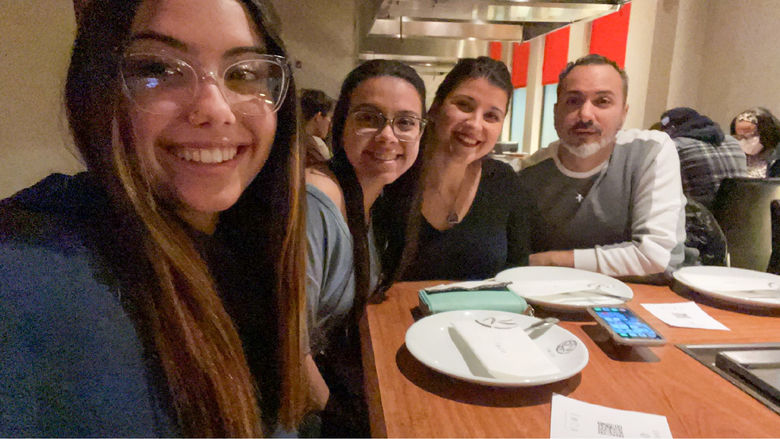Aurora with Family