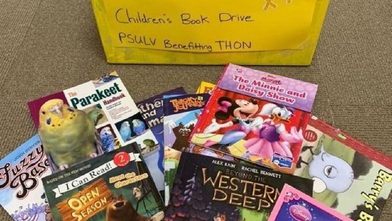 Donated children's books 
