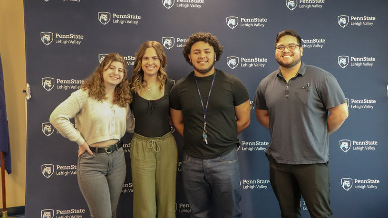 PSU-LV 2023 THON Dancers Trysta Pechonka, Hope Green, Anthony Garcia, and Josh Huyssen