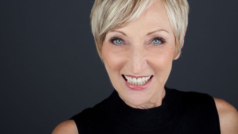 woman with short hair headshot