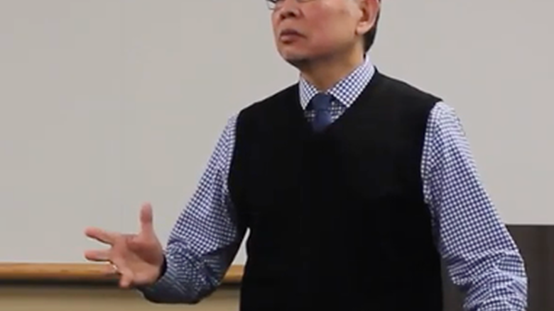 Dr. Maung Min Lecturing 