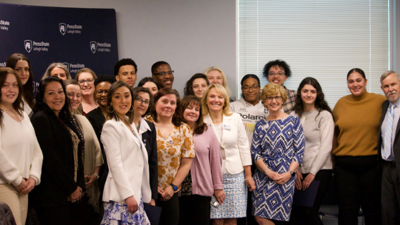 PSU-LV chapter of Alpha Alpha Alpha inducts 23 students and 17 faculty and staff 