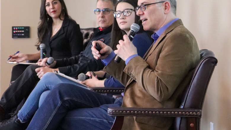 Panel Speakers Sara Viteri, Jed Rapoport, Dalyla Colon, Nick Ellis