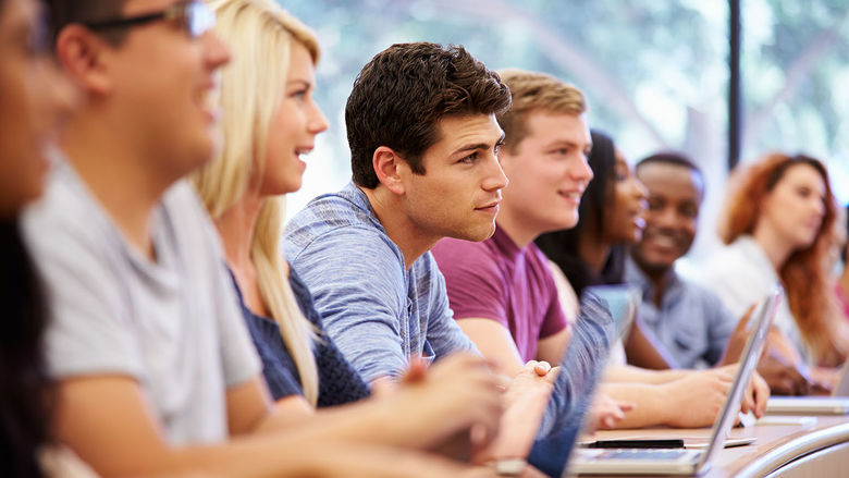 Students in class