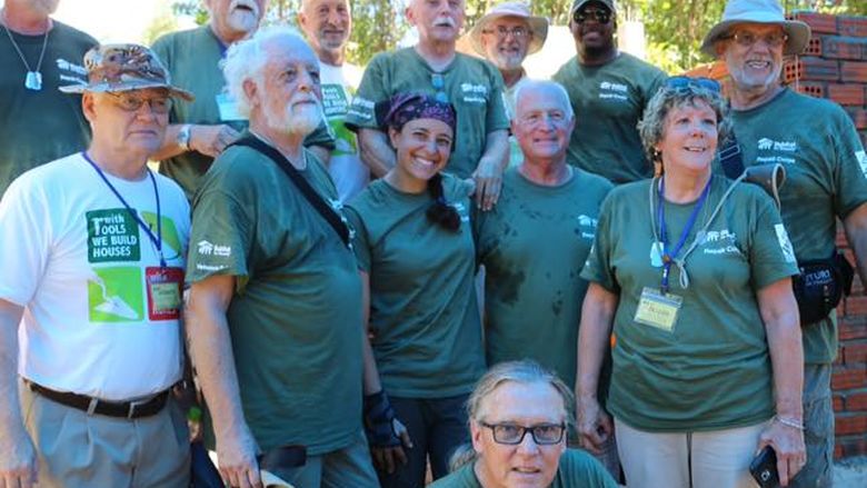 Tom Roney in Vietnam for a habitat for humanity build
