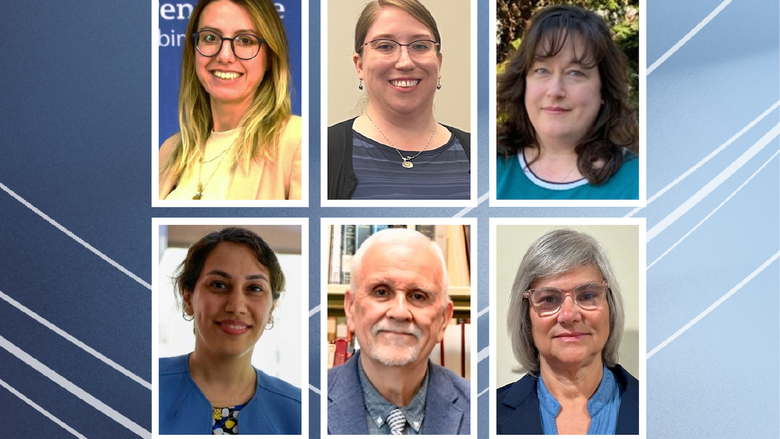 Photos of faculty from six campuses who were named winners of the 2025 Open Champion Award