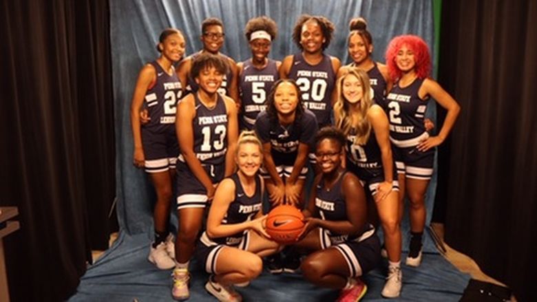 team of women basketball players