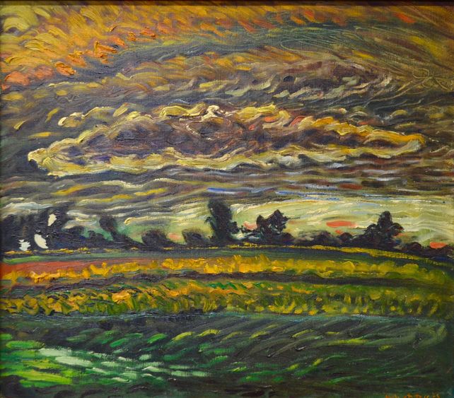 Oil painting of PA Landscape