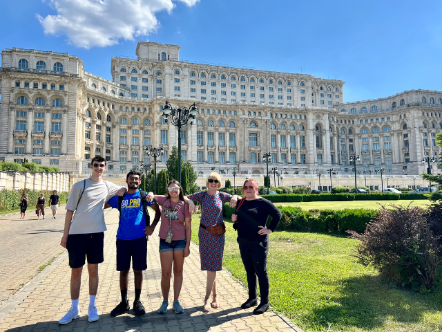 PSU-LV students in Romania as part of the chance program