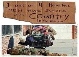 An image of a homeless veteran