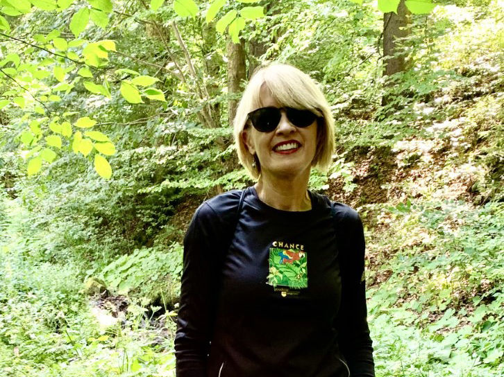 Jackie McLaughlin poses for photo outdoors