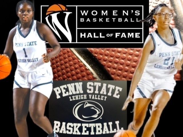 PSU-LV basketball players featured in graphic