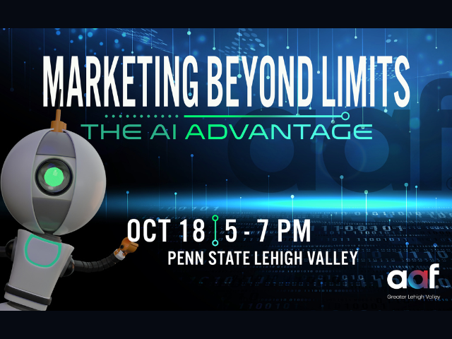 flyer for AI marketing seminar