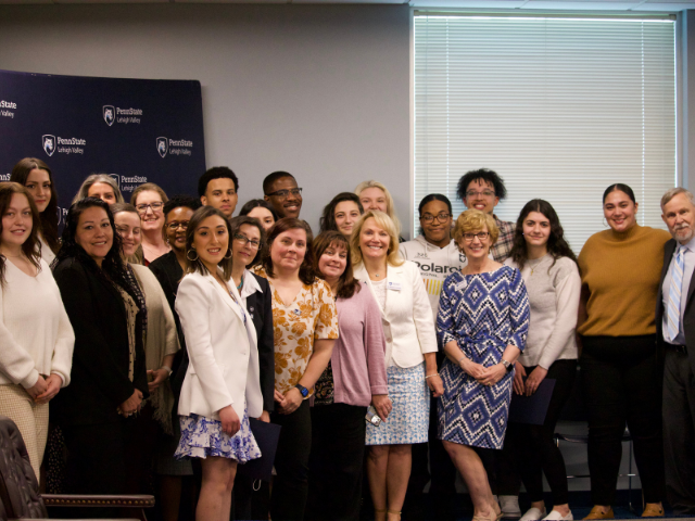 PSU-LV chapter of Alpha Alpha Alpha inducts 23 students and 17 faculty and staff