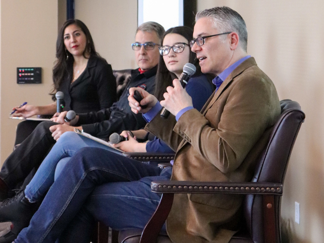 Panel Speakers Sara Viteri, Jed Rapoport, Dalyla Colon, Nick Ellis