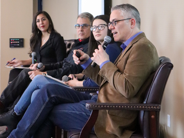 Panel Speakers Sara Viteri, Jed Rapoport, Dalyla Colon, Nick Ellis