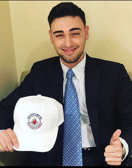 Sol Taylor holds company hat